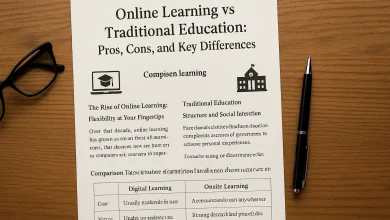 Online learning vs traditional education pros and cons